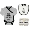 Petit Villain Kleding Set Mr. Macho 3-Delig