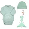 Petit Villain Kleding Set Groen 3-Delig