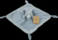 Petit Villain Knuffeldoek Olifant Grijs