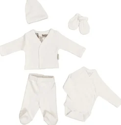 Petit Villain Newborn Giftset 5 delig ecru
