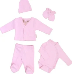 Petit Villain Newborn Giftset 5 delig Roze