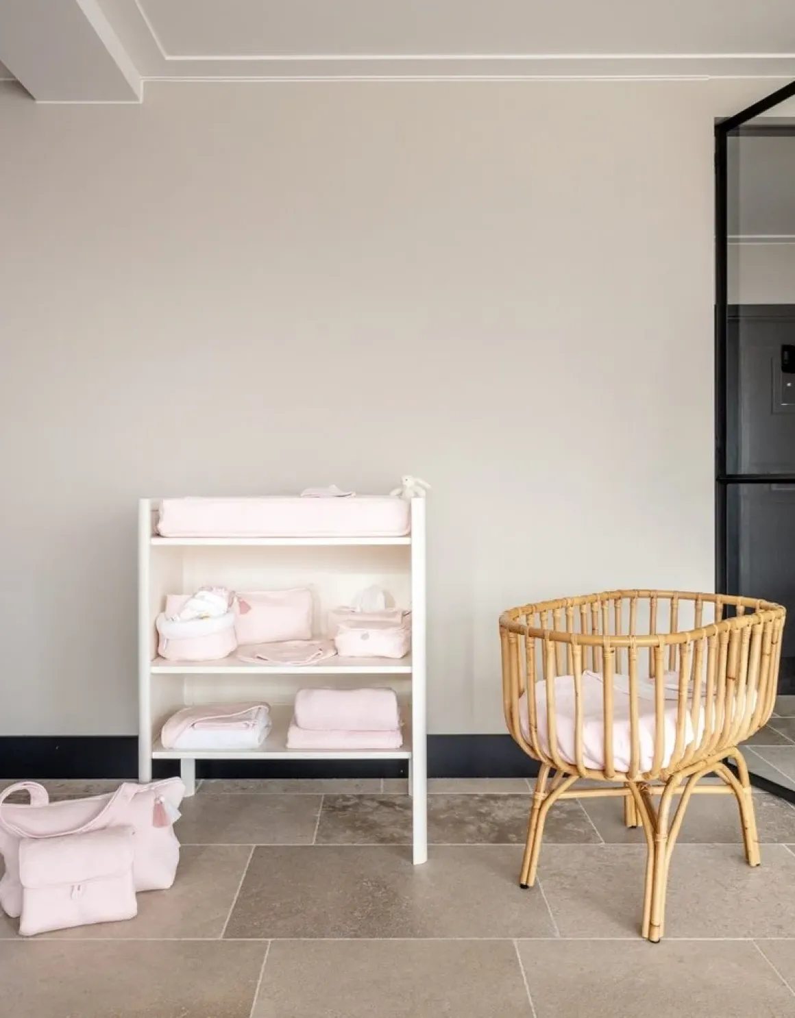 Poetree Kids Commodemandje Chevron Light Pink