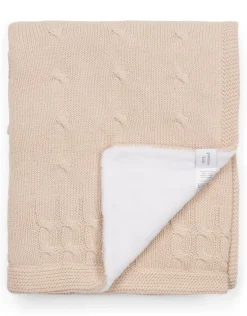 Poetree Kids Gevoerde Ledikant Deken Chamonix Sand/Camel 100x135cm