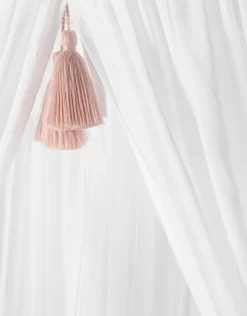 Poetree Kids Klamboe Met Oud Roze Kwasten