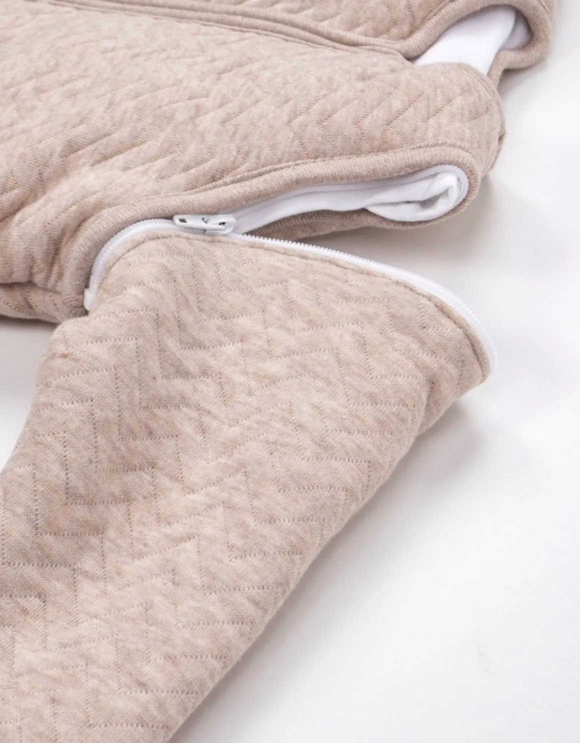 Poetree Kids Slaapzak 70cm Chevron Light Camel