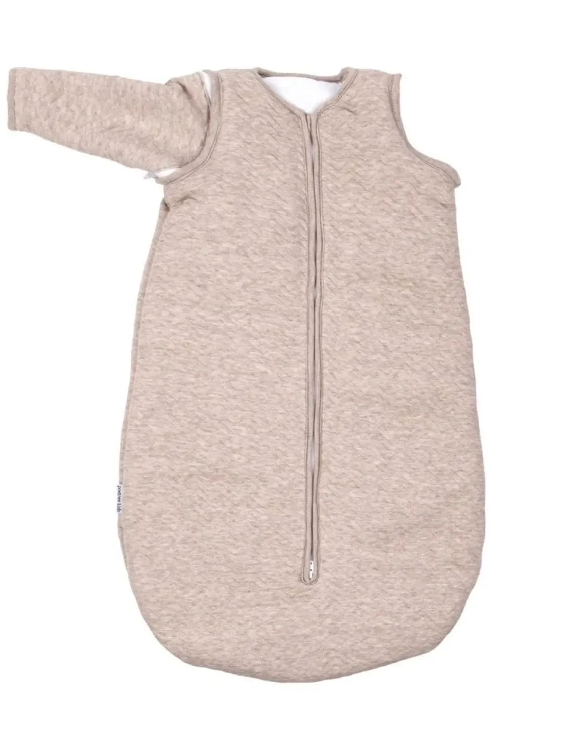 Poetree Kids Slaapzak 70cm Chevron Light Camel