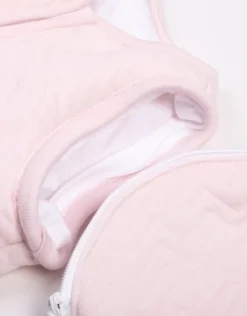 Poetree Kids Slaapzak 70cm Chevron Light Pink