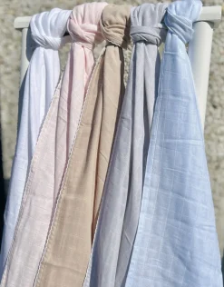 Poetree Kids Swaddle Doek Camel 120x120cm