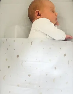 Poetree Kids Swaddle Doek Moon & Stars 120x120cm