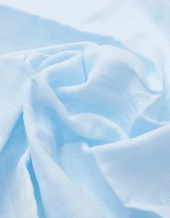 Poetree Kids Tetra Hydrofiele Doekjes Licht Blauw & Wit 60x60cm