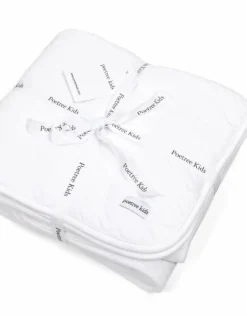 Poetree Kids Wiegdeken Chevron White 80x100cm