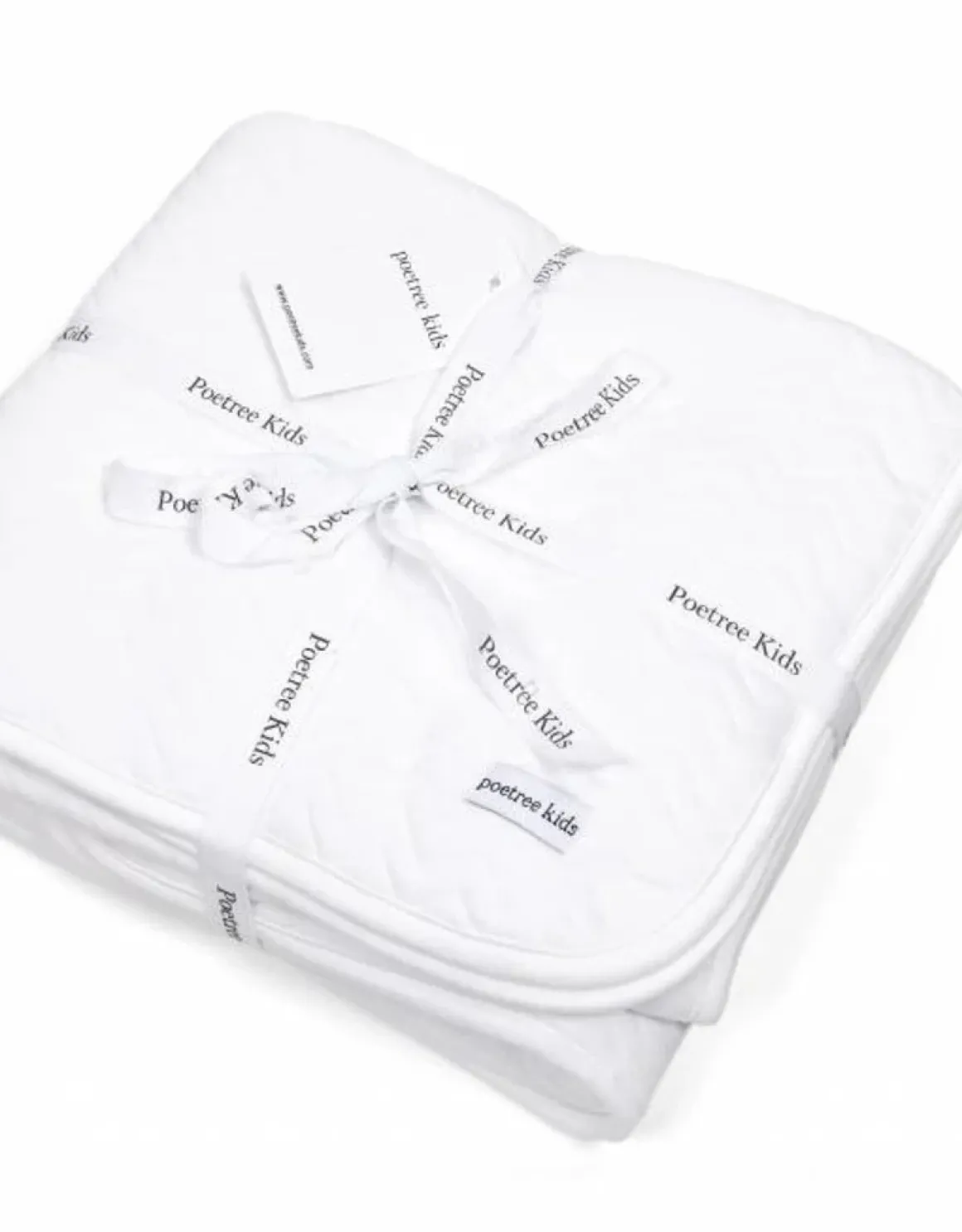 Poetree Kids Wiegdeken Chevron White 80x100cm