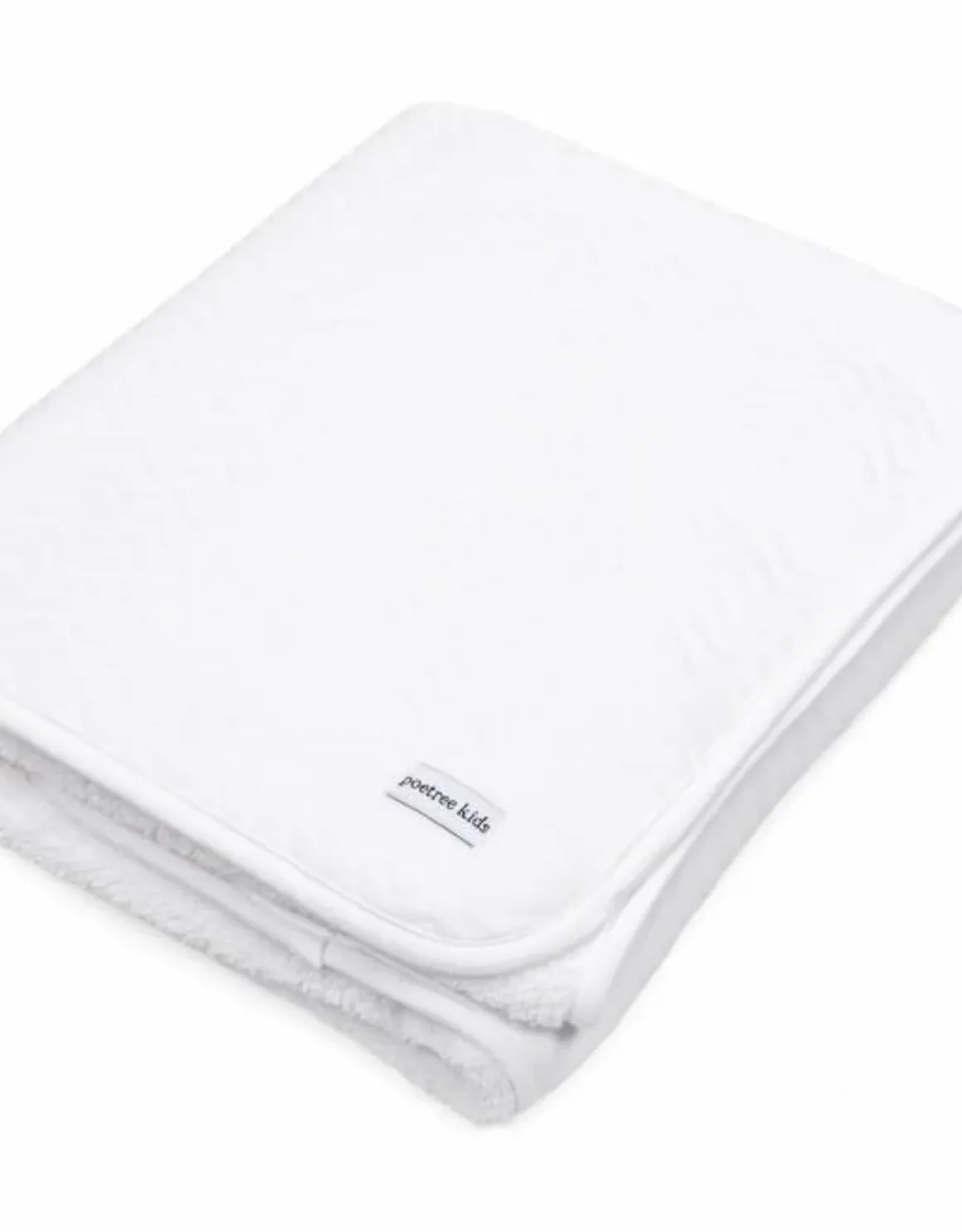 Poetree Kids Wiegdeken Chevron White 80x100cm