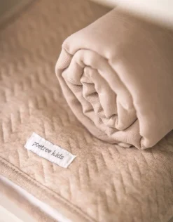 Poetree Kids Wiegdeken Chevron Light Camel 80x100cm