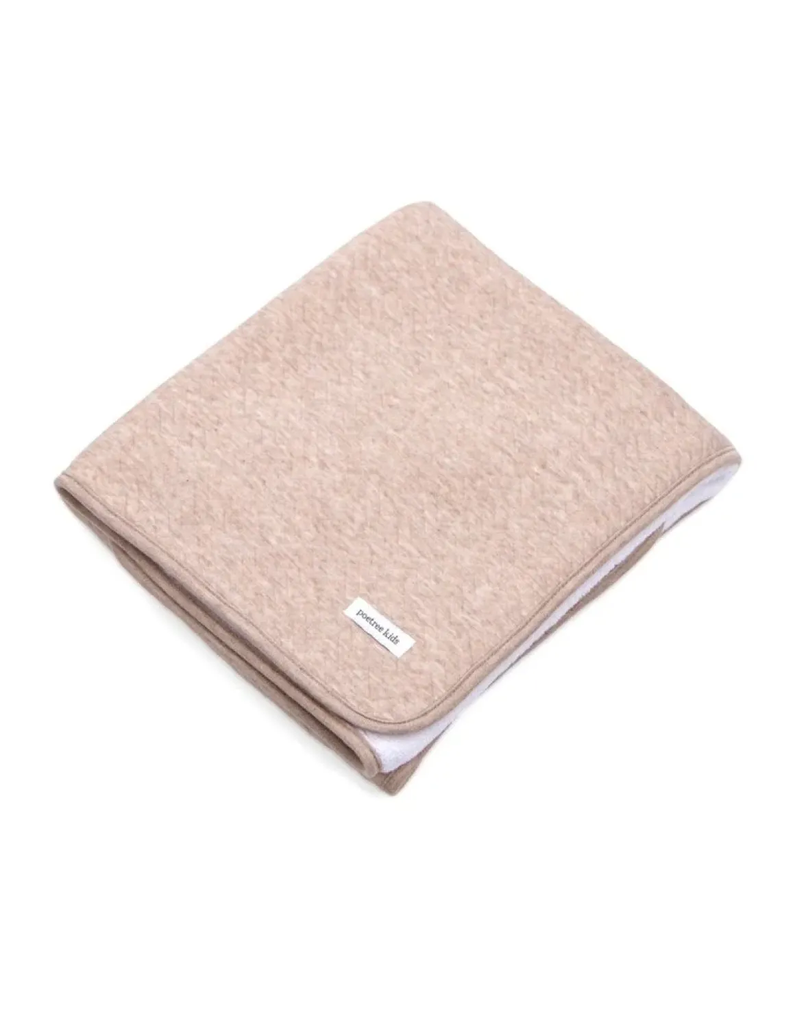 Poetree Kids Wiegdeken Chevron Light Camel 80x100cm