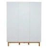 Quax 3 Deurs Kledingkast Mood White