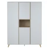 Quax 3-Deurskast Loft White