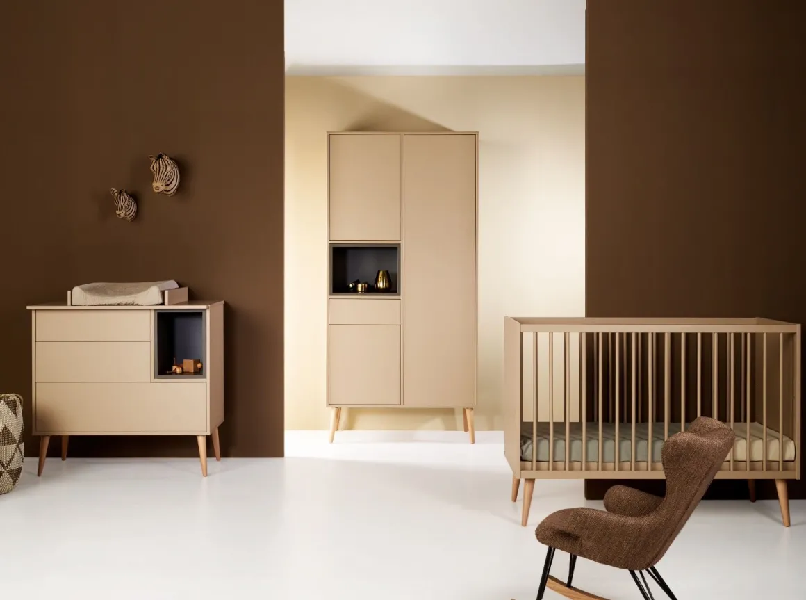 Quax Ledikant Cocoon Latte 60 x 120 cm