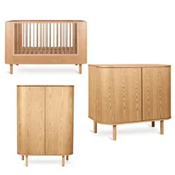 Quax Meegroei Babykamer Yume 3-delig Natural Ash 140x70