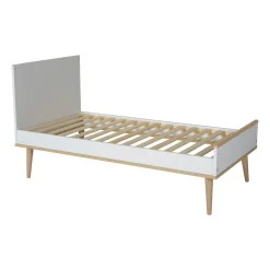 Quax Meegroei Ledikant Flow White & Oak 70 x 140 cm