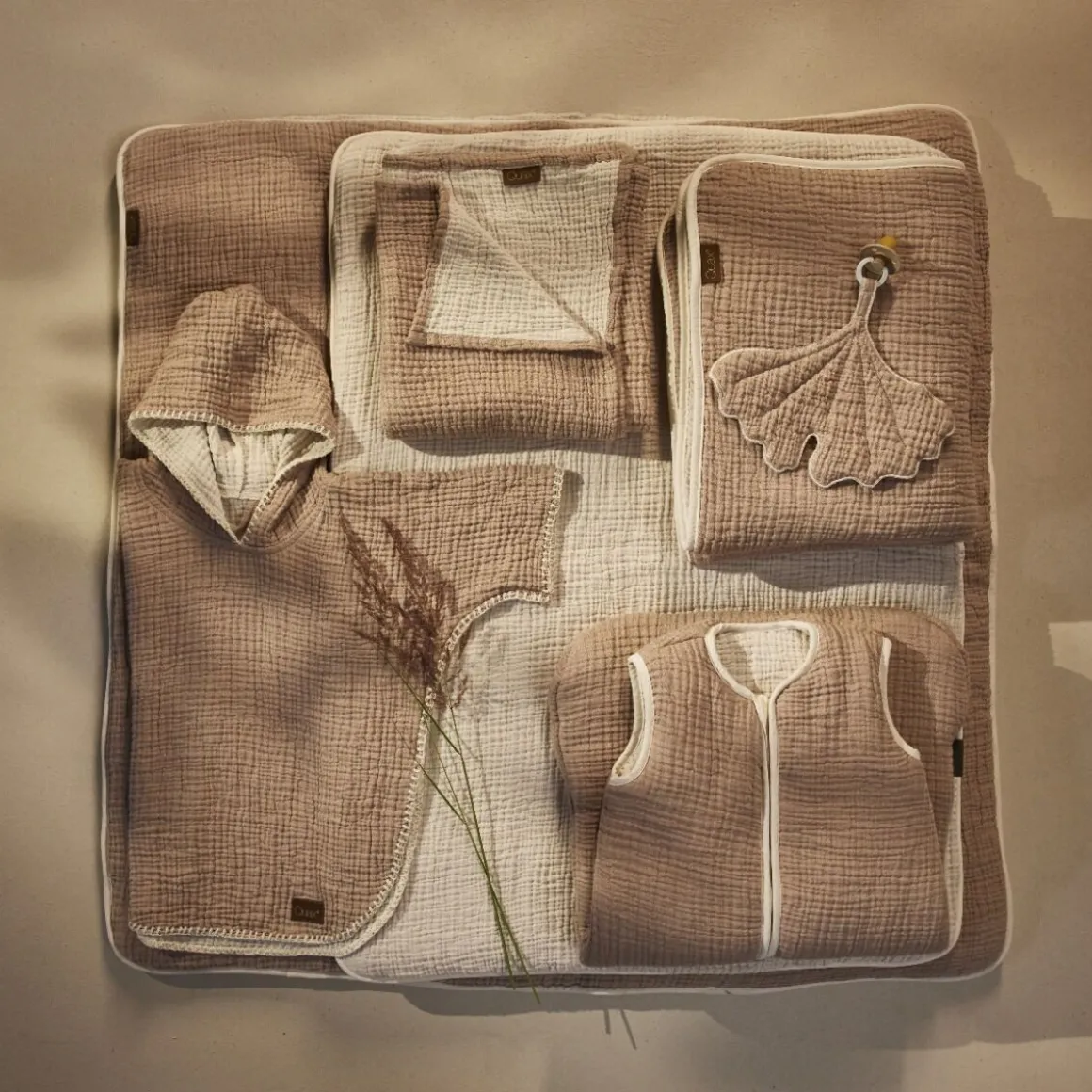 Quax Poncho Natural Clay