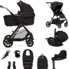 Silver Cross Kinderwagen 4 in 1 Reef 2 Special Edition Espresso Iconic Black + GRATIS Accessoire Pakket