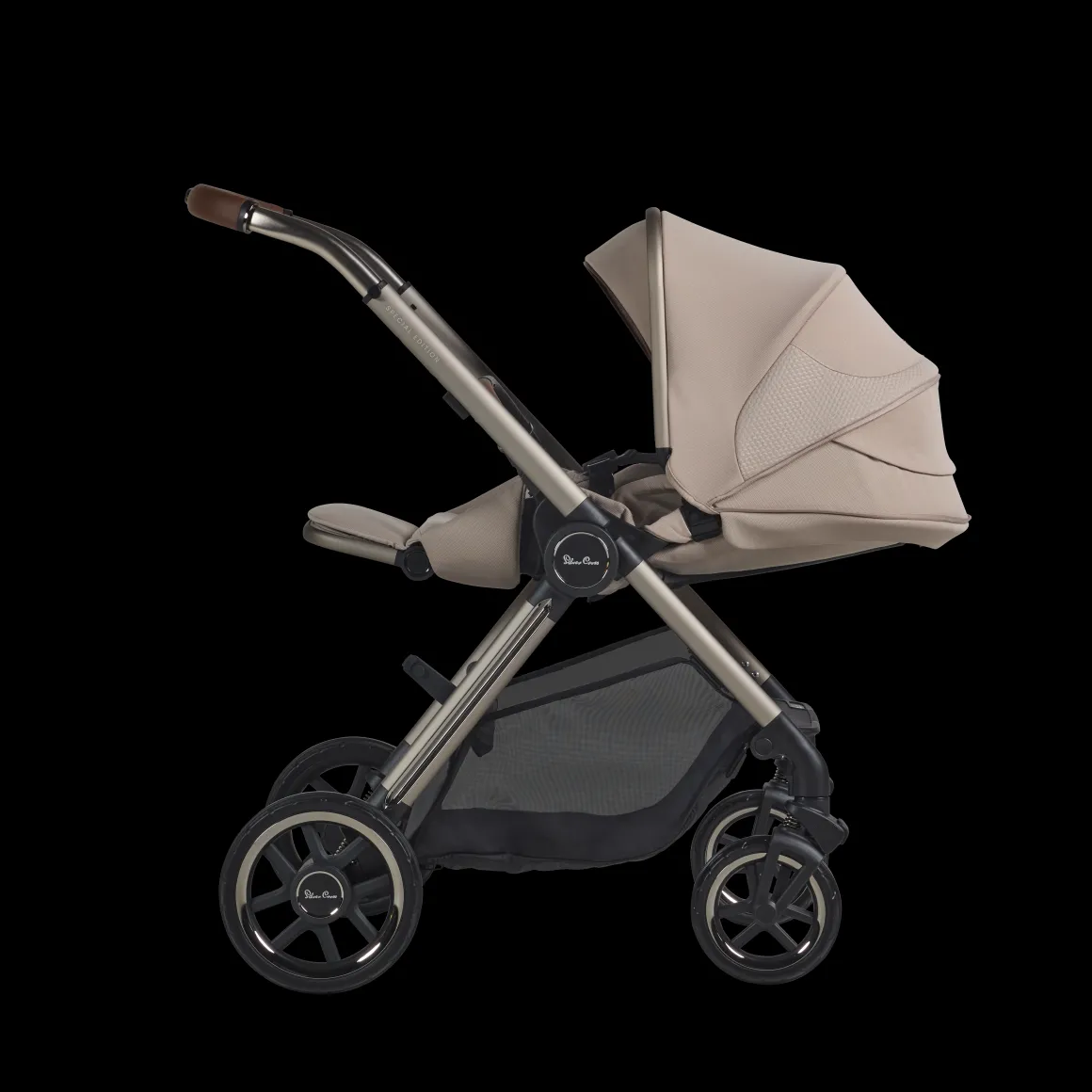 Silver Cross Kinderwagen 4 in 1 Reef 2 Special Edition Frappe Natural Taupe + GRATIS Accessoire Pakket