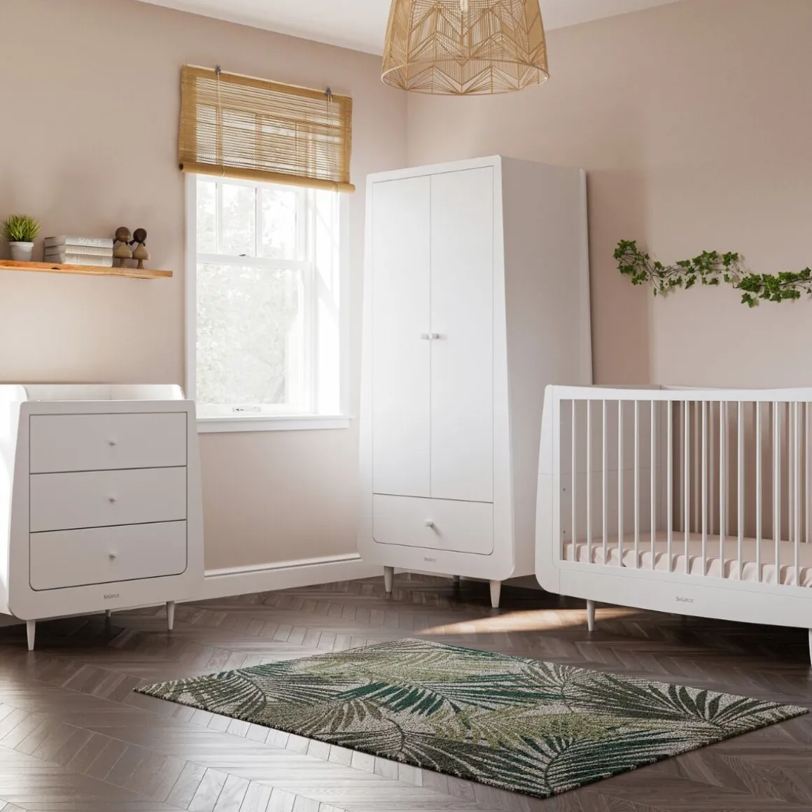 SnuzKot Skandi Babykamer White 3 Delig