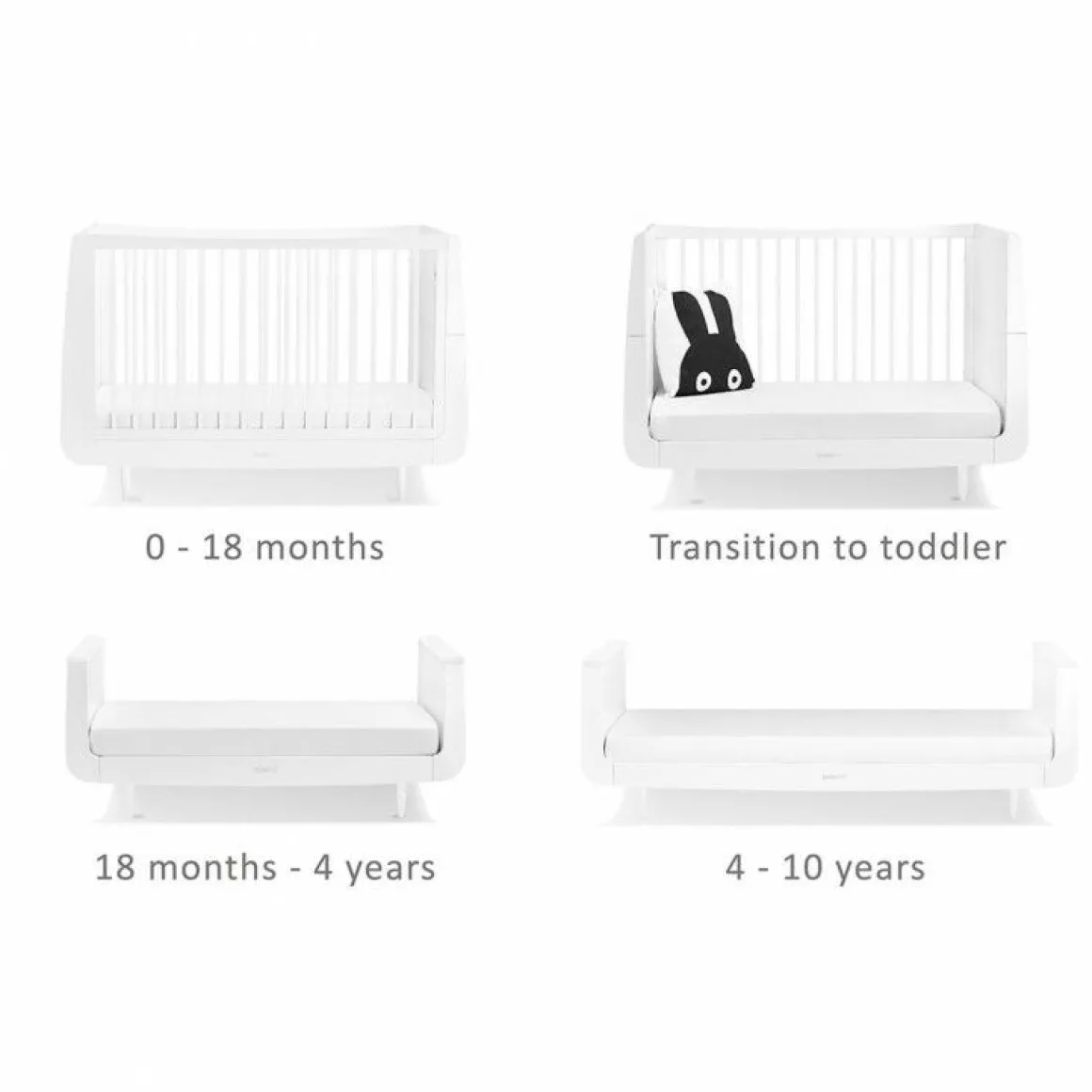 SnuzKot Skandi Babykamer White 3 Delig