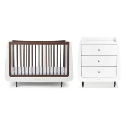 SnuzKot Skandi Babykamer 2-Delig Ebony Natural Edit