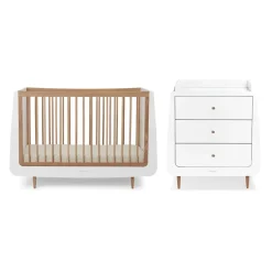 SnuzKot Skandi Babykamer 2-Delig Oak Natural Edit