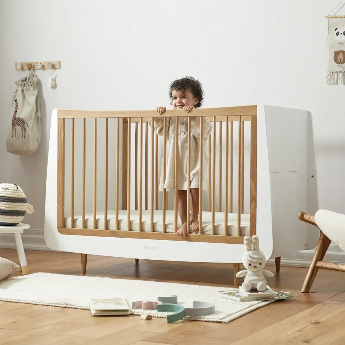 SnuzKot Skandi Babykamer 2-Delig Oak Natural Edit