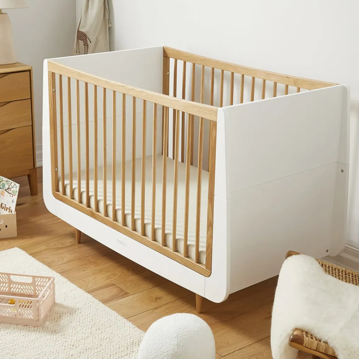 SnuzKot Skandi Babykamer 2-Delig Oak Natural Edit