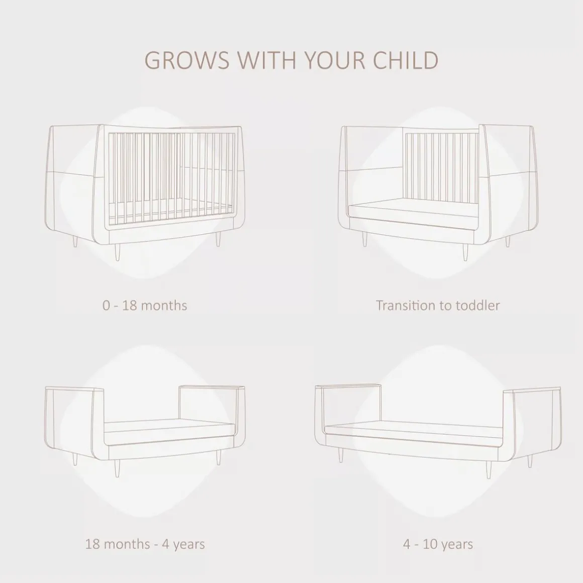 SnuzKot Skandi Babykamer 2-Delig Oak Natural Edit