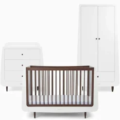 SnuzKot Skandi Babykamer 3-Delig Ebony Natural Edit