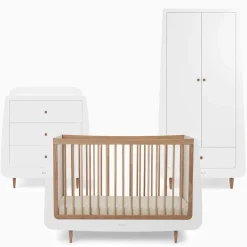 SnuzKot Skandi Babykamer 3-Delig Oak Natural Edit