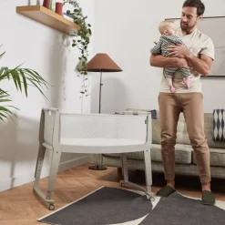 SnuzPod Studio Bedside Wieg Oslo Grey