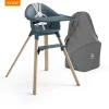 Stokke® Clikk™ Kinderstoel Fjord Blue + Reistas