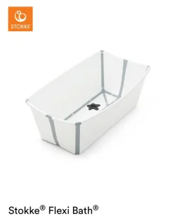 Stokke® Flexi Bath™ White + Flexi Bath® Newborn Support