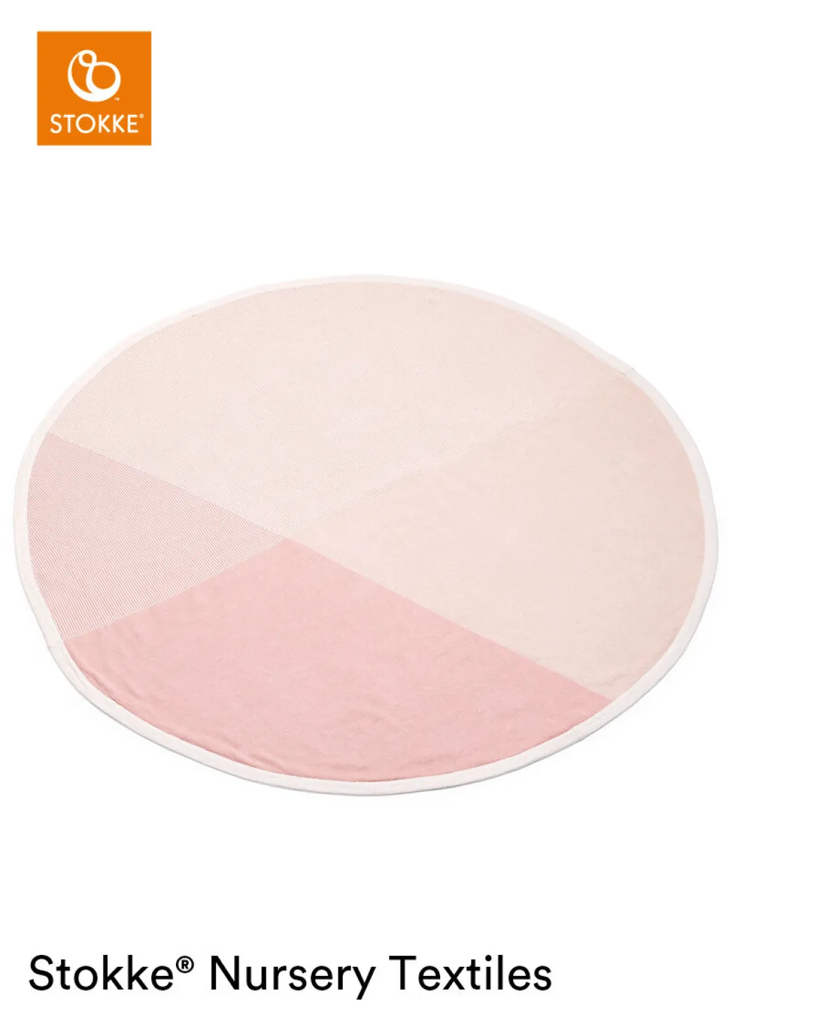 Stokke® Katoenen Gebreide Deken Pink