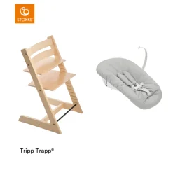 Stokke® Kinderstoel Tripp Trapp® Natural + Newborn Set™