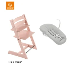 Stokke® Kinderstoel Tripp Trapp® Serene Pink + Newborn Set™