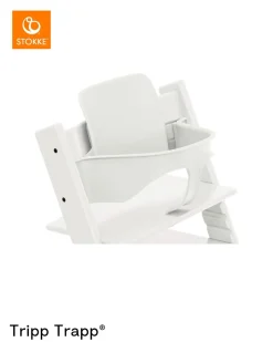 Stokke® Kinderstoel Tripp Trapp® White Wash + Stokke® Tripp Trapp® Baby Set² White