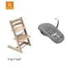 Stokke® Kinderstoel Tripp Trapp® Wild Wood + Anthracite Newborn Set™