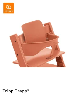 Stokke® Kinderstoel Tripp Trapp® Terracotta + Stokke® Tripp Trapp® Baby Set² Terracotta