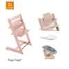 Stokke® Kinderstoel Tripp Trapp® Serene Pink + Newborn Set™ + Baby Set™ Serene Pink + Tray™