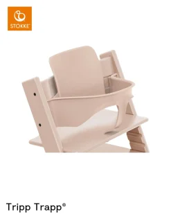 Stokke® Kinderstoel Tripp Trapp® Serene Pink + Newborn Set™ + Baby Set™ Serene Pink + Tray™