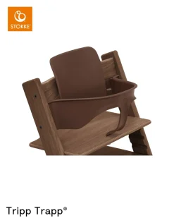 Stokke® Kinderstoel Tripp Trapp® Warm Brown + Newborn Set™ Anthracite + Baby Set™ Warm Brown + Tray™