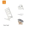 Stokke® Kinderstoel Tripp Trapp® White + Newborn Set™ + Baby Set™ White + Tray™