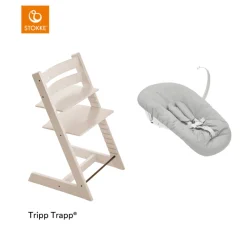 Stokke® Kinderstoel Tripp Trapp® Whitewash + Newborn Set™